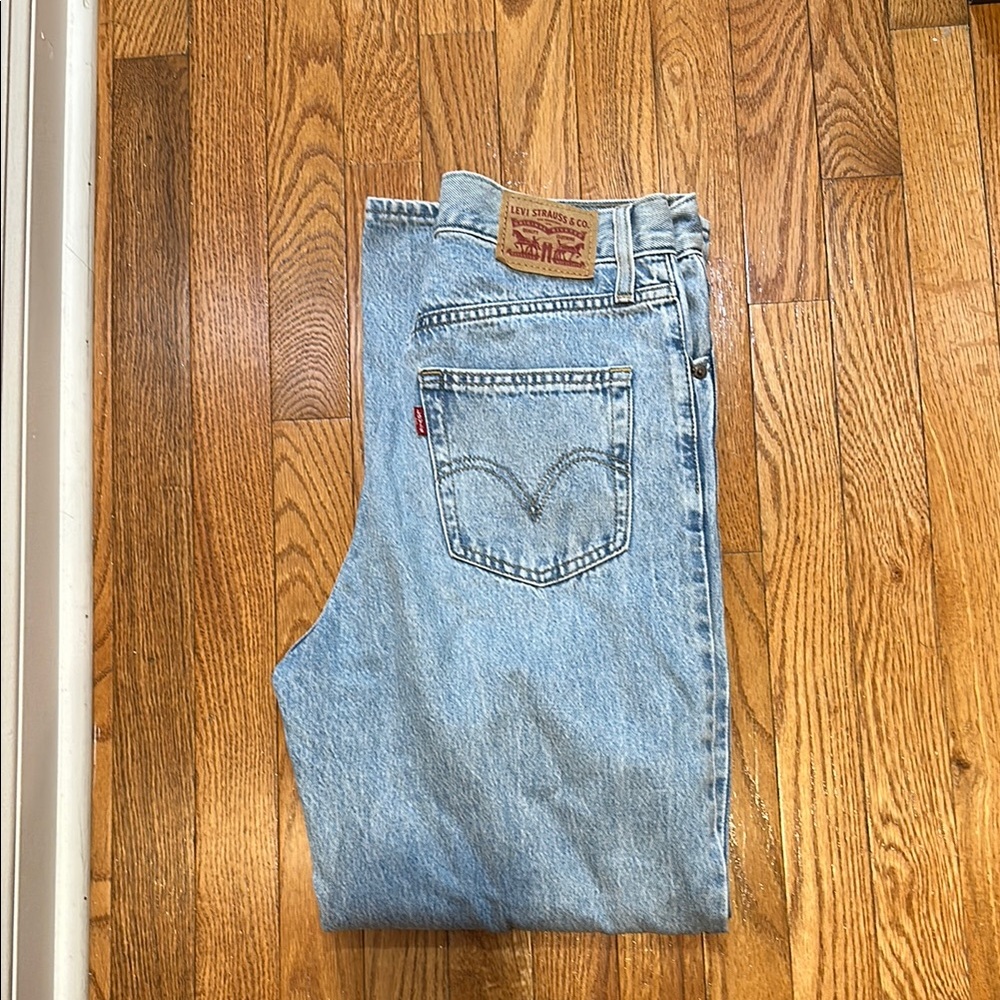 Levi's high waisted straight jean